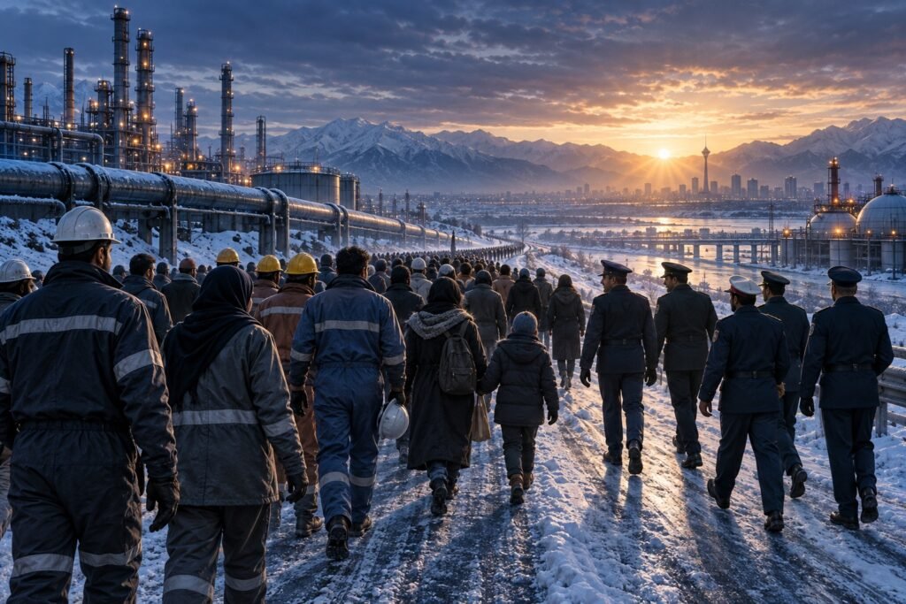 همگرایی مسالمتآمیز کارگران، شهروندان و نیروهای حافظ امنیت در زمستان